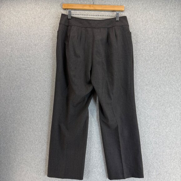 St. John Sport Womens Charcoal Gray Trousers Pants Straight Leg Office Size 8 - Picture 5 of 13